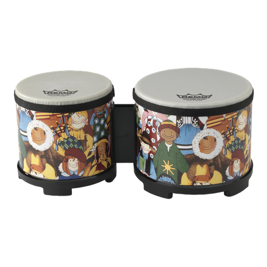 2セット　REMO RHYTHM CLUB BONGOS LREMRH56000 Remo Rhythm Club RH-5600-00 Bongos for Kids | Affordable Percussion