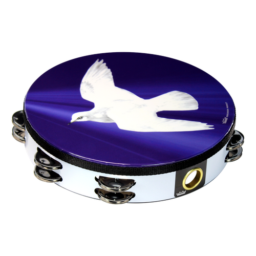 Remo Praise Tambourine Religious Dove