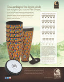 Toca Percussion Flex Drum w/ Strap (TFLEX-)