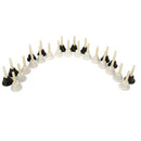 25-Note Black and White Hand Bell Set