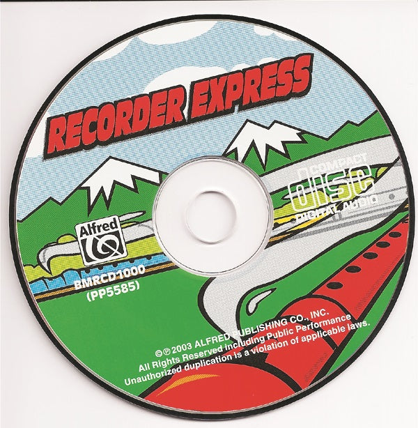Recprder Express Springtime Recorder Express, Accompaniment CD