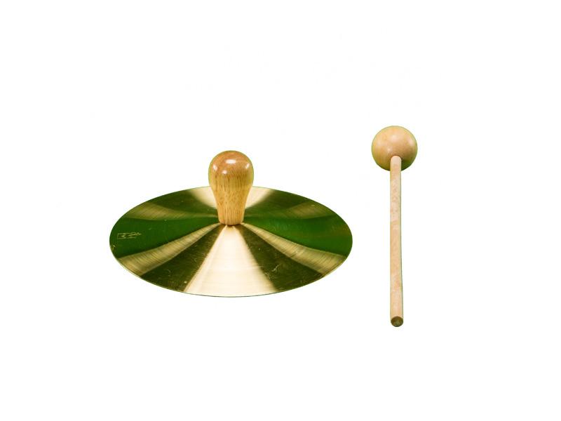 Solid Brass Cymbal with Mallet