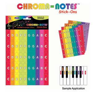 CHROMA-NOTES® Stick Ons