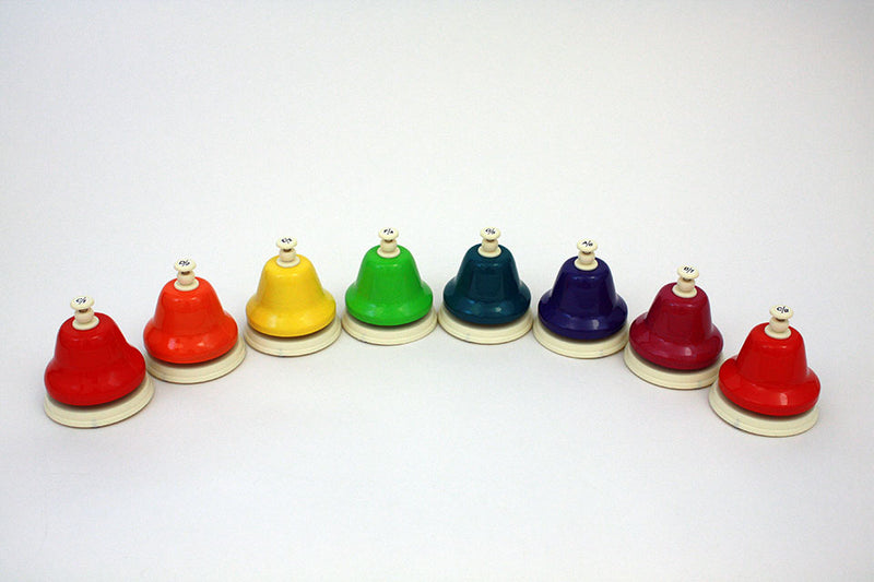 Desk Bell Note Chart CHROMA-NOTES® 8-note C Major Diatonic Desk Bell Set (CNDB-D)