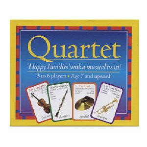 Quartet Card Game-Musical Happy Families