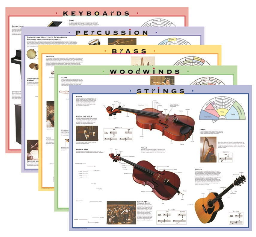 Strng Instruments Poster Instrument Family Posters
