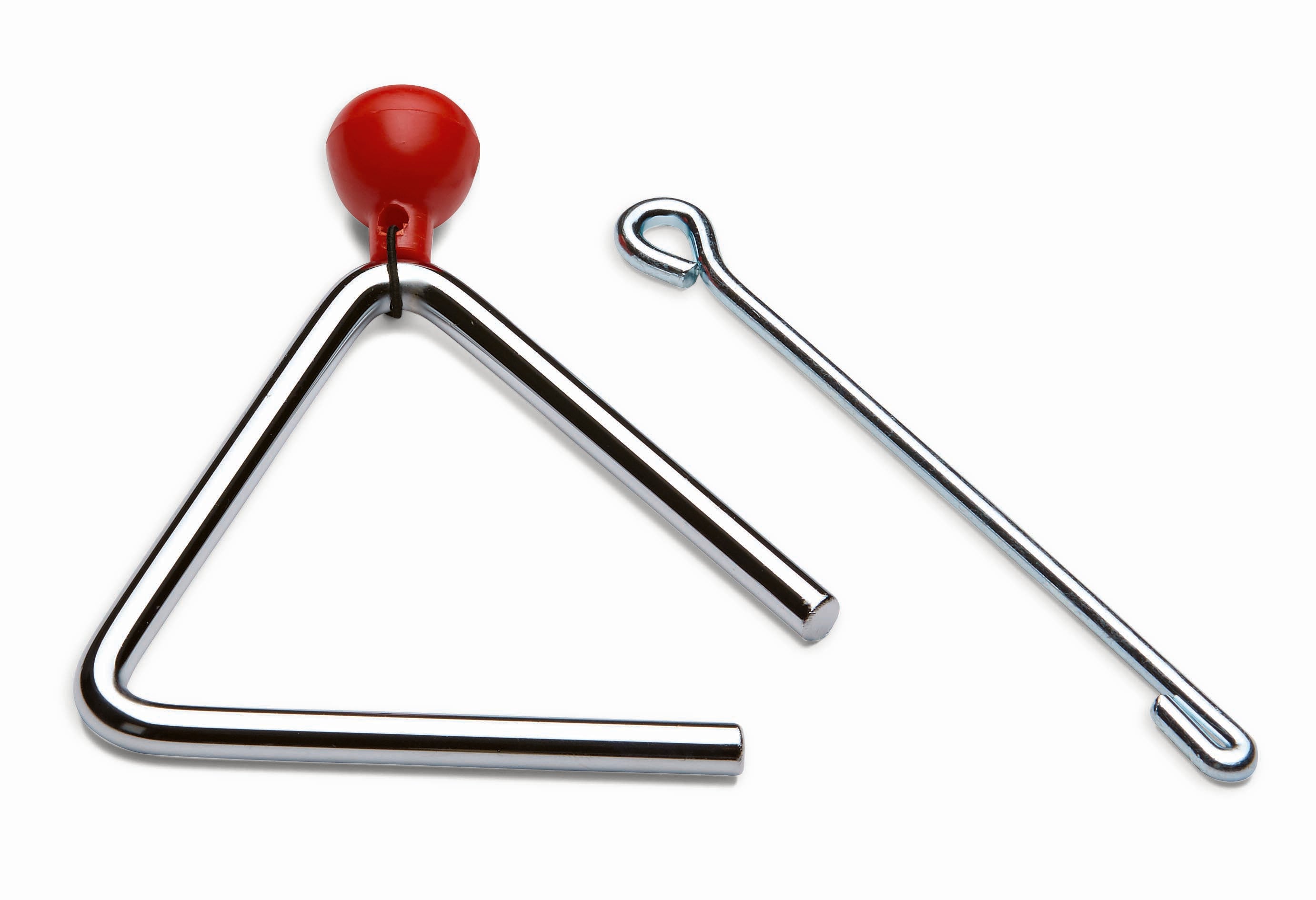 Playing The Triangle Instrument
