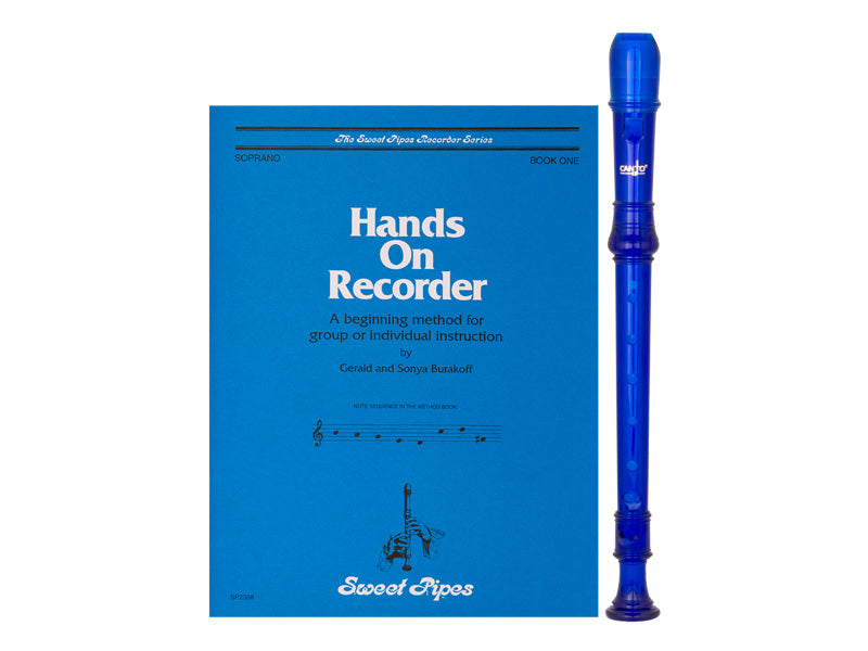 Canto / Hands On Recorder Package Blue (CR101B/SP2358)
