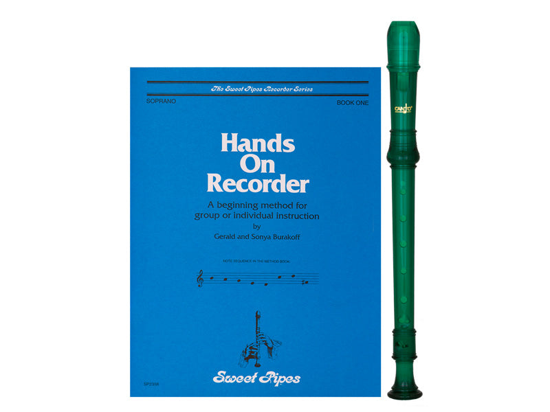 Canto / Hands On Recorder Package Green (CR101G/SP2358)