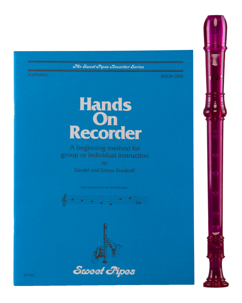 Canto / Hands On Recorder Package Purple (CR101P/SP2358)