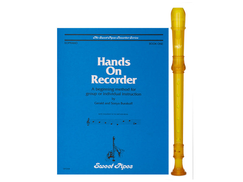 Canto / Hands On Recorder Package Yellow (CR101Y/SP2358)